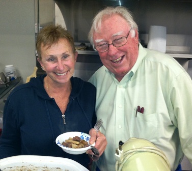 Janet Lacivita Clemente shows off her finished dish